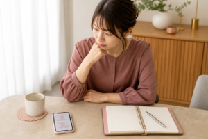 結婚相談所とマッチングアプリの違いを検討する女性